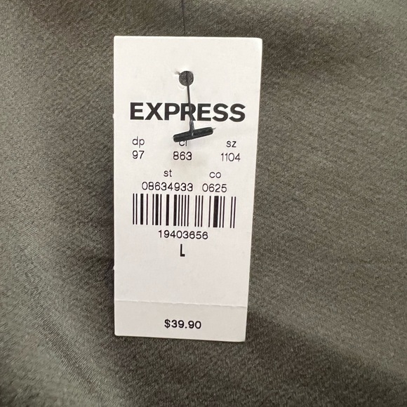 Express Olive Tanktop with lace detail, green, large - Picture 3 of 3